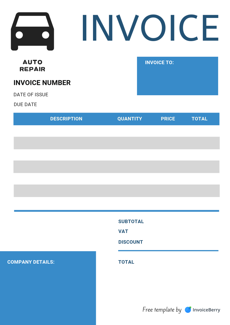 free automotive invoice software download